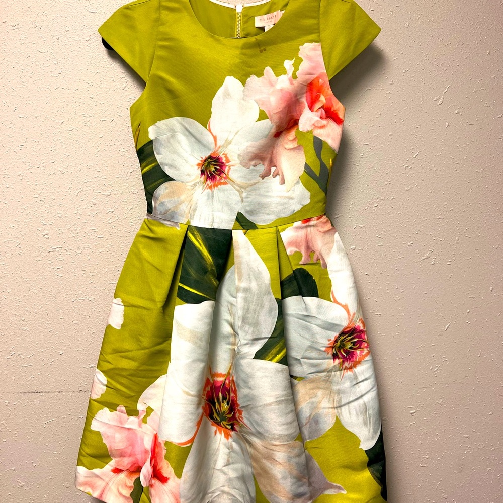 Size 0 Ted Baker green dress